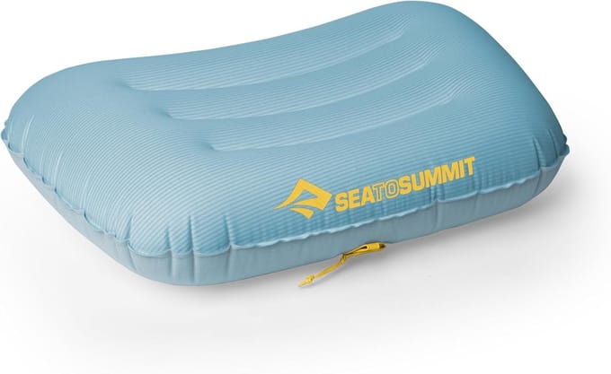 Opblaasbaar Kussen - Kampeer Kussen - Comfortabel Slapen - Ultralicht Gewicht - Groot Formaat - Aqua Zee