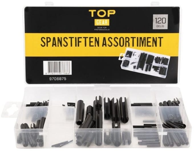 Assortiment spanstiften 120-delig