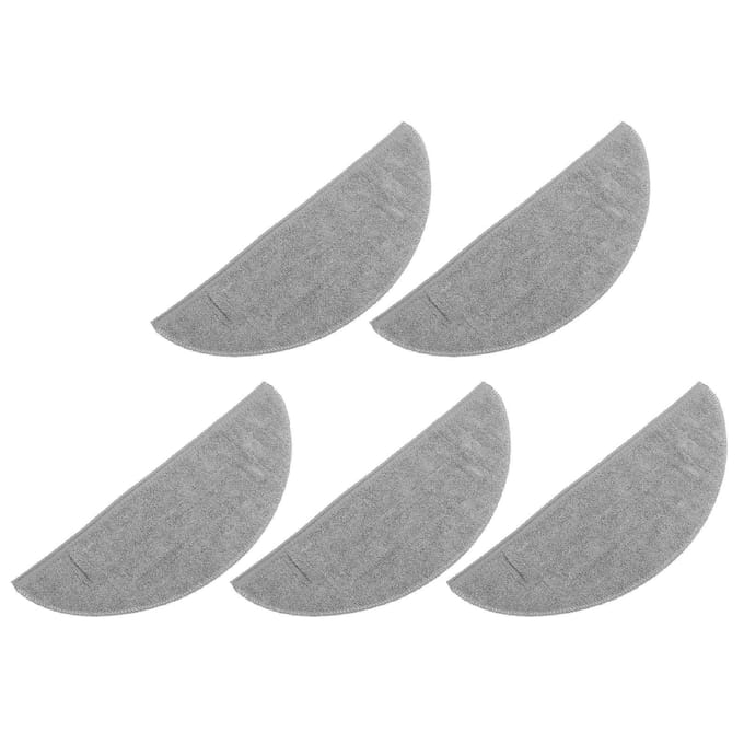 Lot de 5 lingettes de rechange en microfibre pour aspirateur robot Roborock S8 Pro Ultra gray