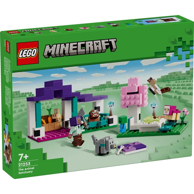 LEGO 21253 Minecraft De dierenopvang Actie Speelgoed uit de Game