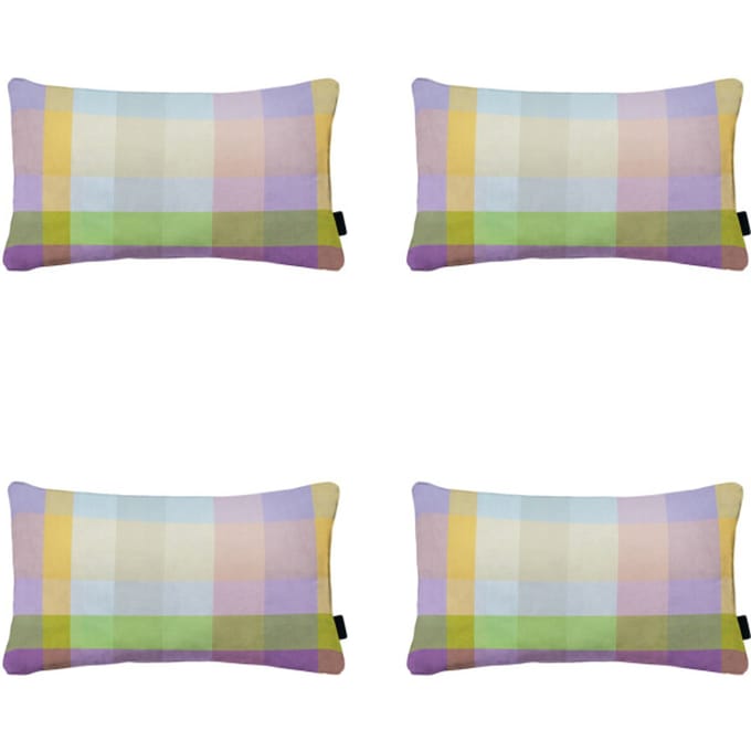 Madison - Sierkussen Sya purple - Ca. 30x50 cm - Set van 4