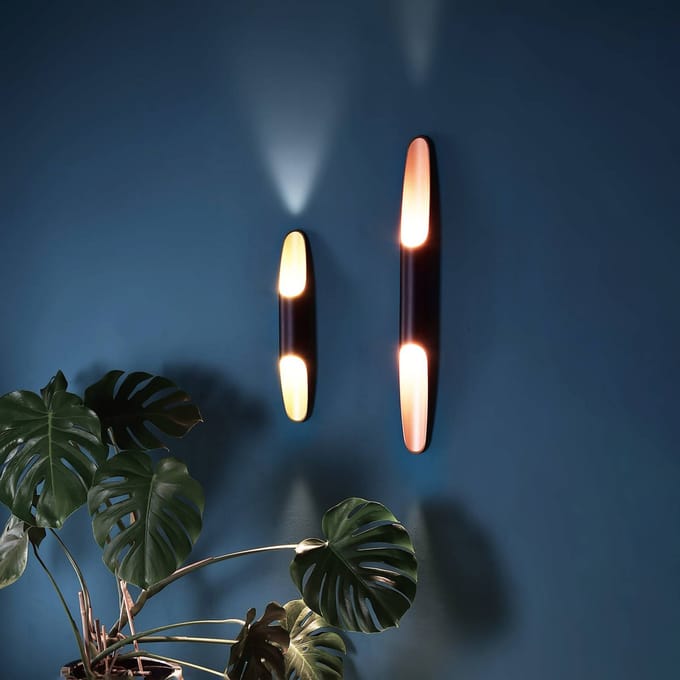 Deko Light Apodis 800 Apodis 800 Wandopbouwarmatuur LED vast ingebouwd Energielabel: G (A - G) 14.70 W LED Rose gold