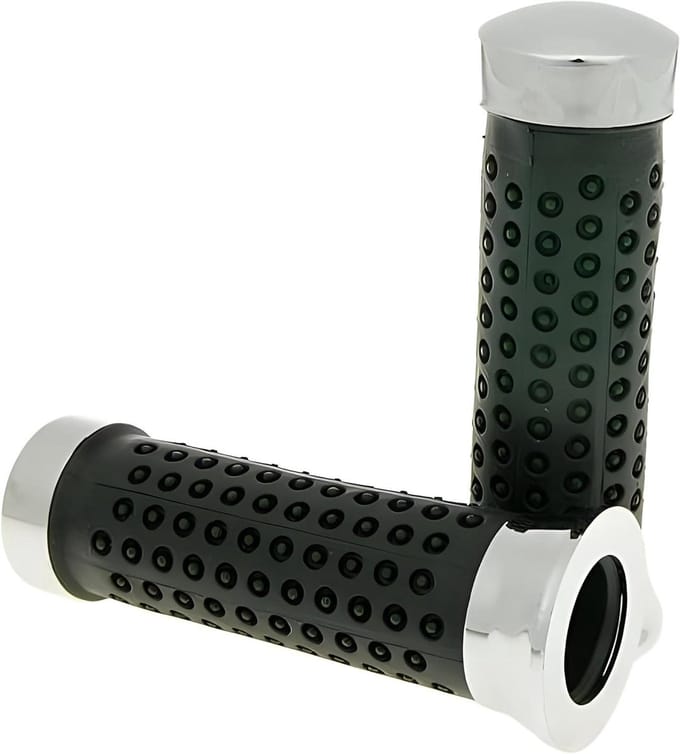 Stuurgrepen Set - Motor Handgrepen - Comfortabele Rit - Universeel Accessoire - 16.5 cm Lengte - Zwart