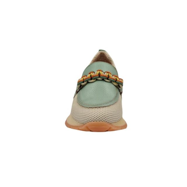 Dames Instappers & Ballerina's Hispanitas Hispanitas Hv253948 Eucalipto Mintgroen - Maat 37