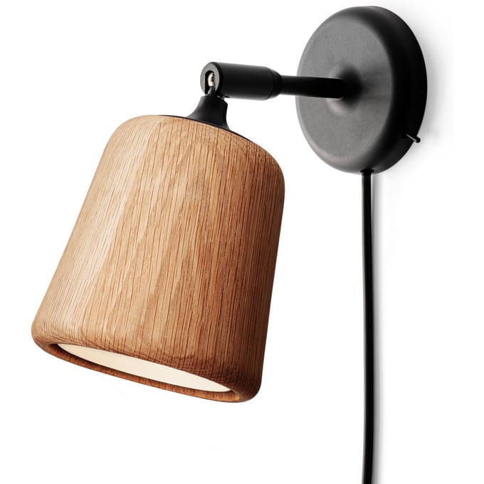 New Works Material Original wandlamp eiken natuur