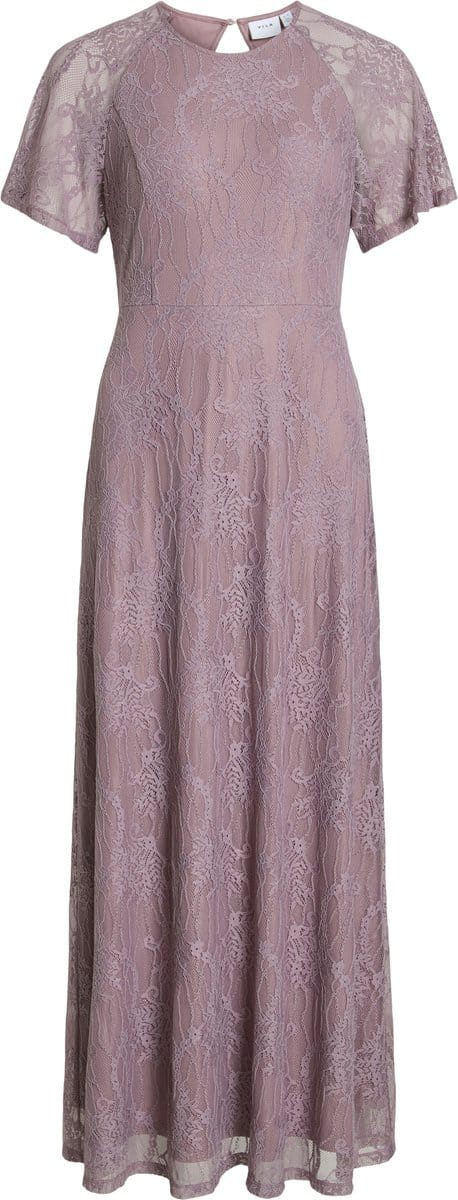VILA - VIFEMMA S/S LACE DRESS - NOOS/DC - Dames - Maxi jurken