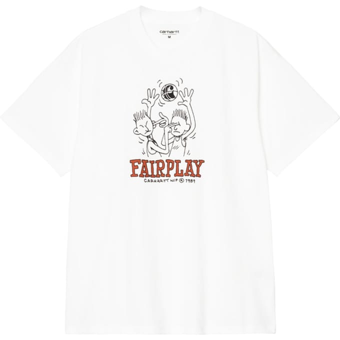 Carhartt Wip Fairplay T-shirt Wit