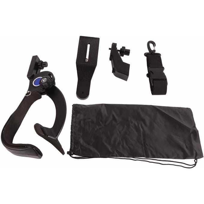 Handsfree Schouderbevestiging Ondersteuningskussen Stabilisatorbeugel voor DSLR Camera Camcorder black