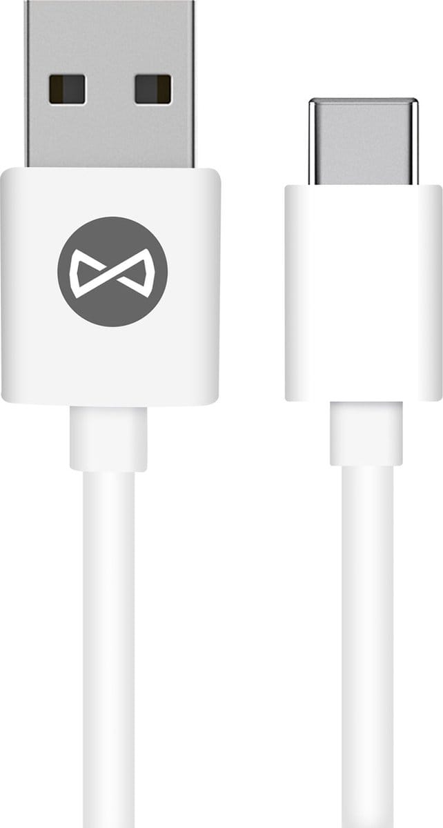 USB naar USB Type C Kabel Snel opladen en synchroniseren 1m Forever White