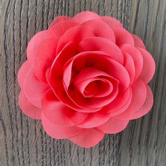 Leuke bloem (roos) op Clip - Coral Roze