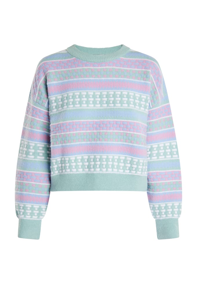 IZIA Jumper Dames Munt veelkleurig