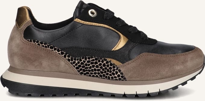 Gabor 375 Sneakers - Leer - Dames - Zwart
