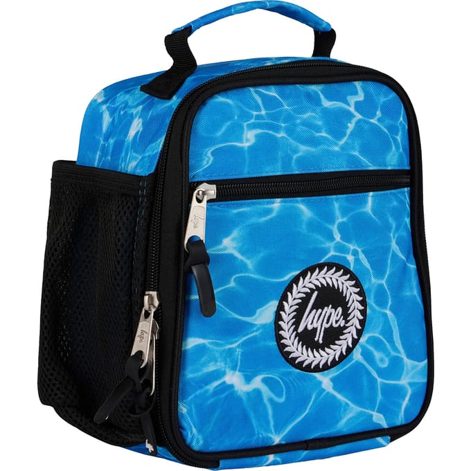 Kinderen Lunchtas Blauw Zwembadprint - Thermisch Geïsoleerde Schoollunch Box