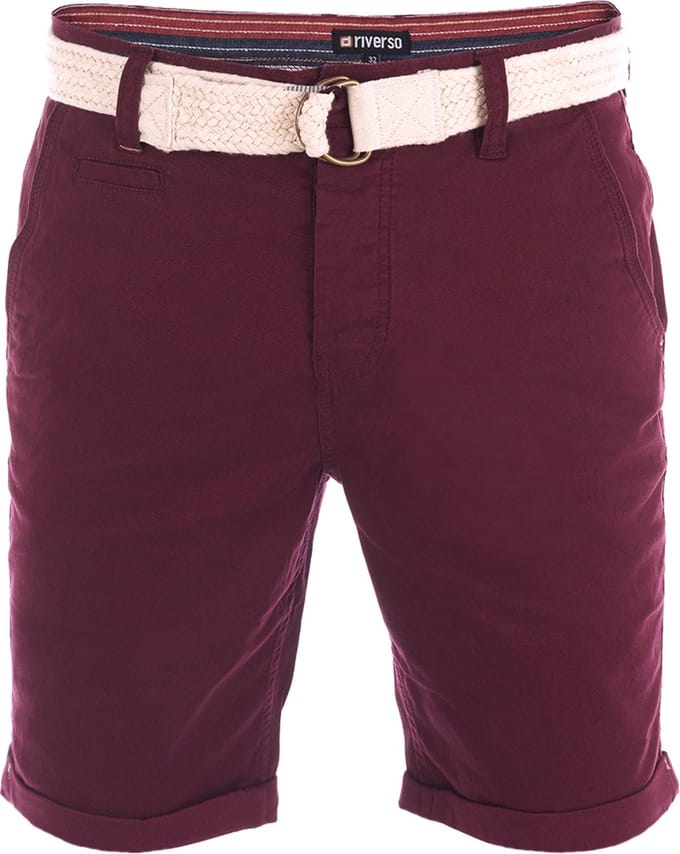 riverso Heren Short RIVHenry regular/straight Rood W 38 Volwassenen Zomershorts