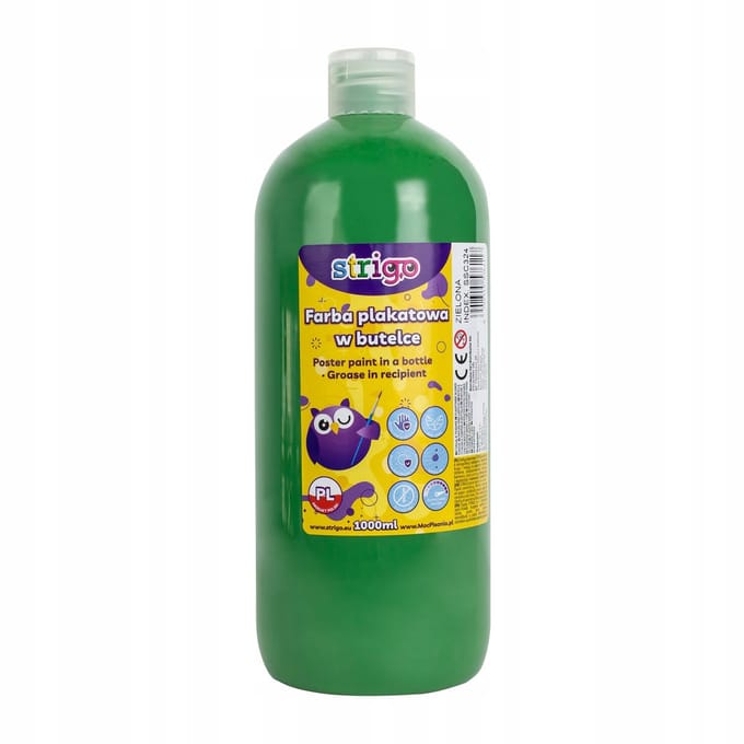 Strigo Posterverf 1000ml - Levendig Groen