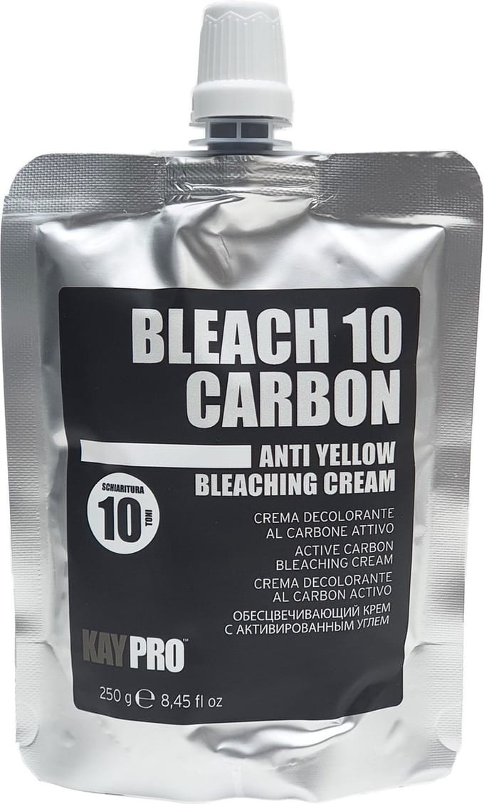 KayPro - KayPro Bleach 10 Levels Active Carbon Ontkleuringscrème 250 gr