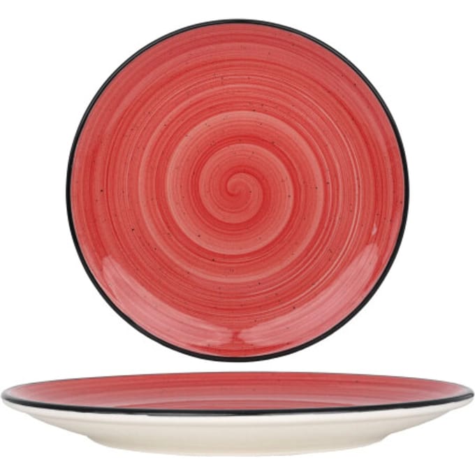 Bonna Dinerbord - Aura Passion - Porselein - 27 cm - set van 6