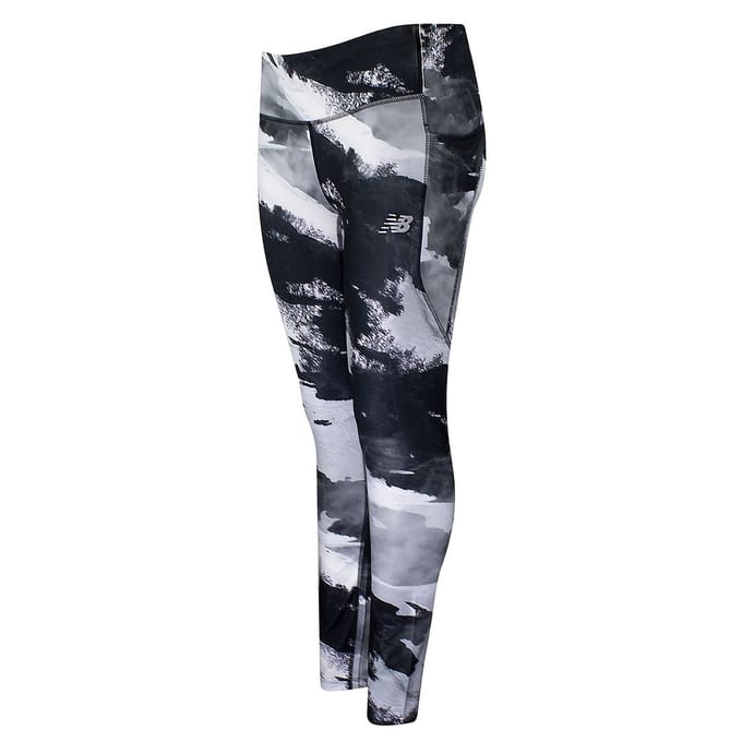 New Balance Bedrukte Donkerblauwe Impact Legging voor dames WP11264 SIY