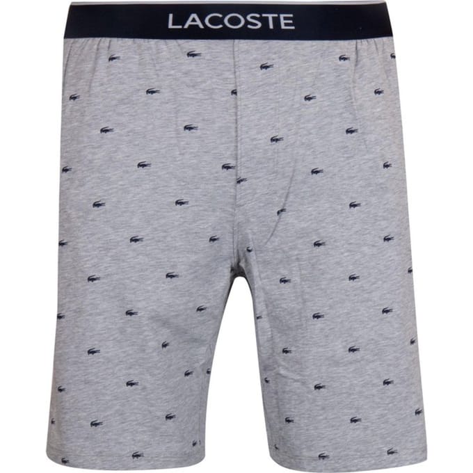 Lacoste Heren Short - Grijs - Maat S