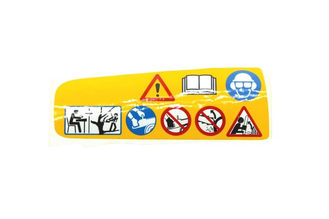 Husqvarna tophandel veiligheidssticker