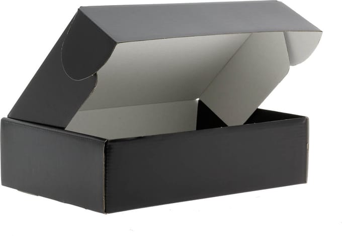 25x postdozen Zwart 280x190x75mm