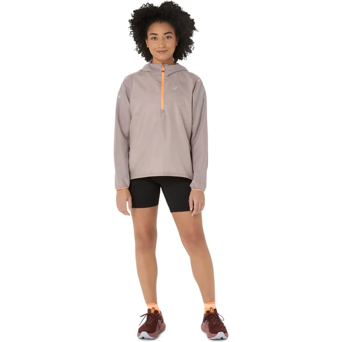 Vouwbare waterdichte jas voor dames Asics Fujitrail Packable