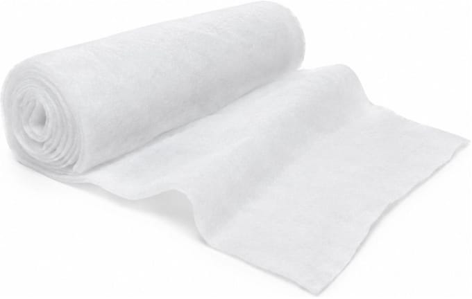 Sneeuwdeken - wit - 200 x 50 cm - polyester - sneeuwtapijt - sneeuw ondergrond