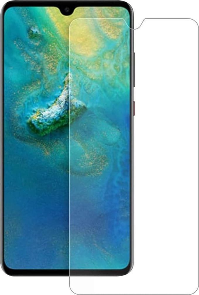 Screenprotector Glas - Tempered Glass Screen Protector Geschikt voor: Huawei Mate 20  - 1x