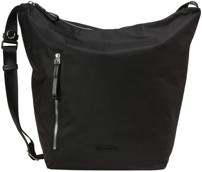 Marc O'Polo Schoudertas Elma Hobo Bag Black Zwart