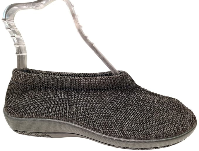 Q Fit Julia Zwarte Dames Pantoffels - Zwart - 41