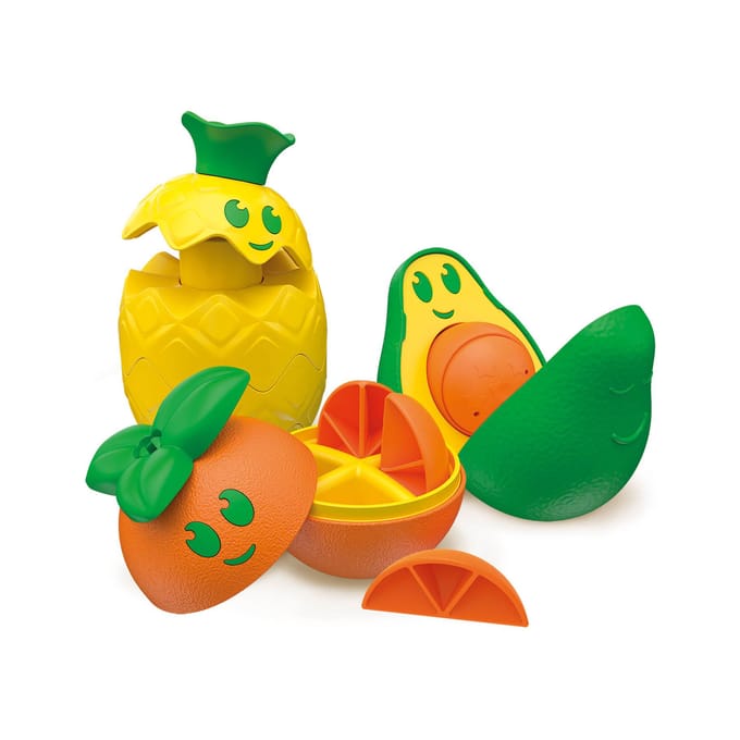 Clementoni Babyspeelgoed Basic pff stacking fruit set Interactief speelgoed