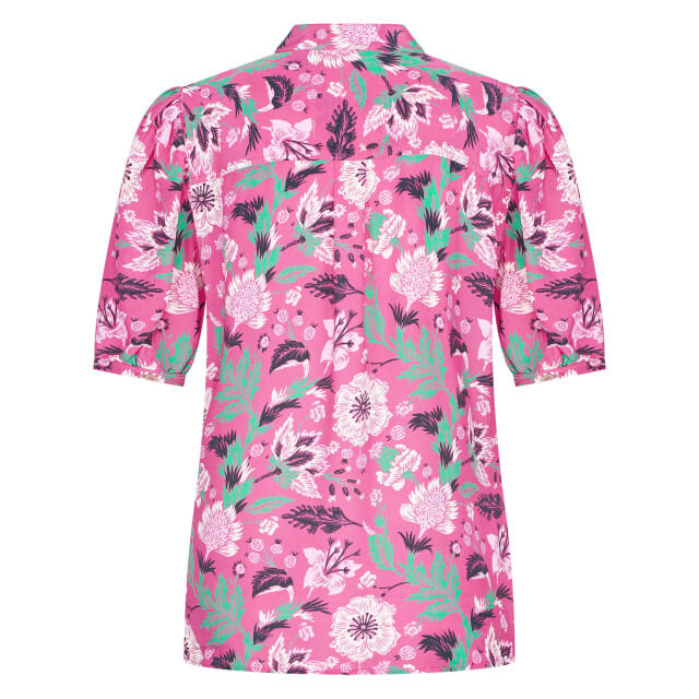 Hv Society - Blouses - Bright Pink - S (36)