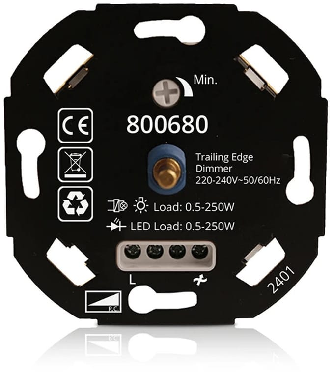 LED dimmer - 0.5-250 watt - Geschikt voor fase afsnijding - Universeel