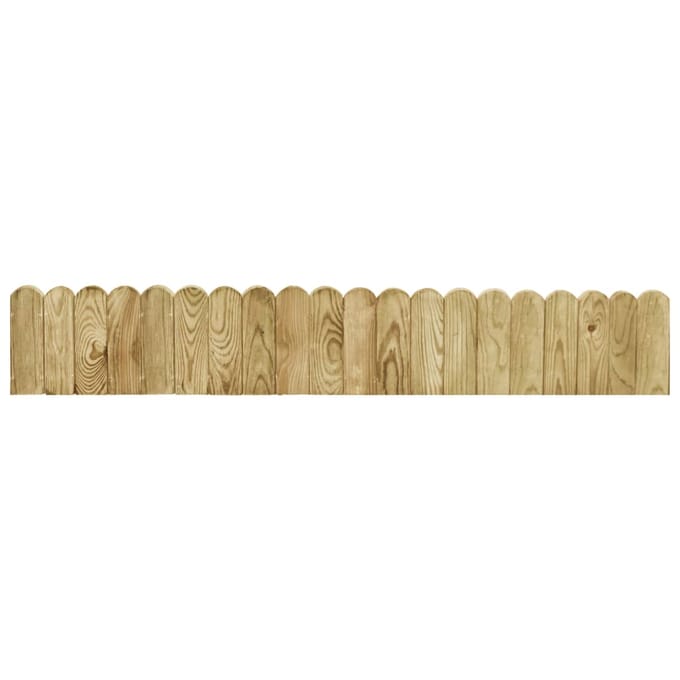 vidaXL - Gazonrand - 120 - cm - geïmpregneerd - grenenhout - groen
