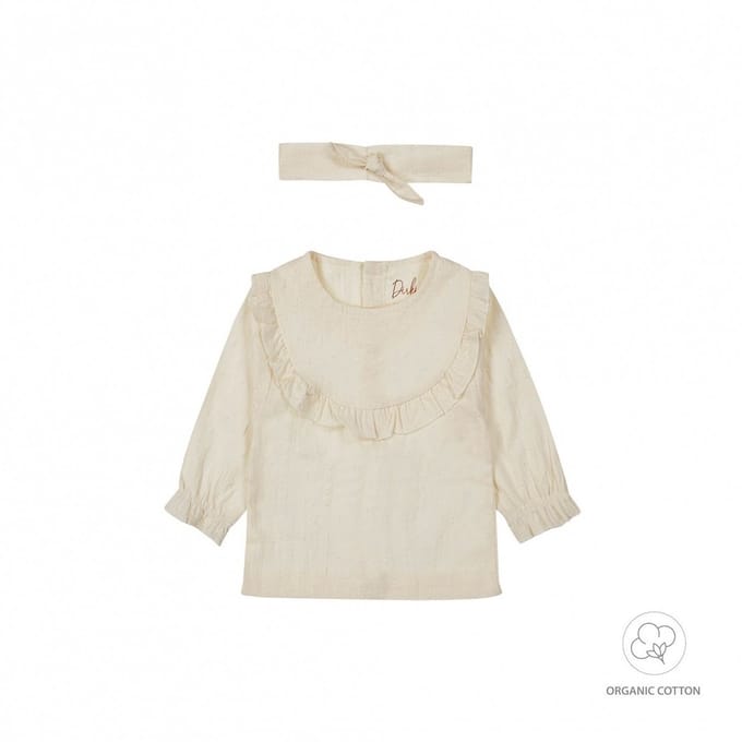 Dirkje NOOS Meisjes Blouse - Off white