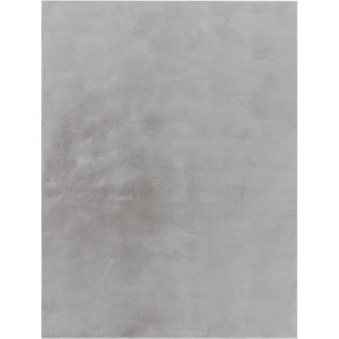 Zacht kleed Solina grijs  100x200 cm