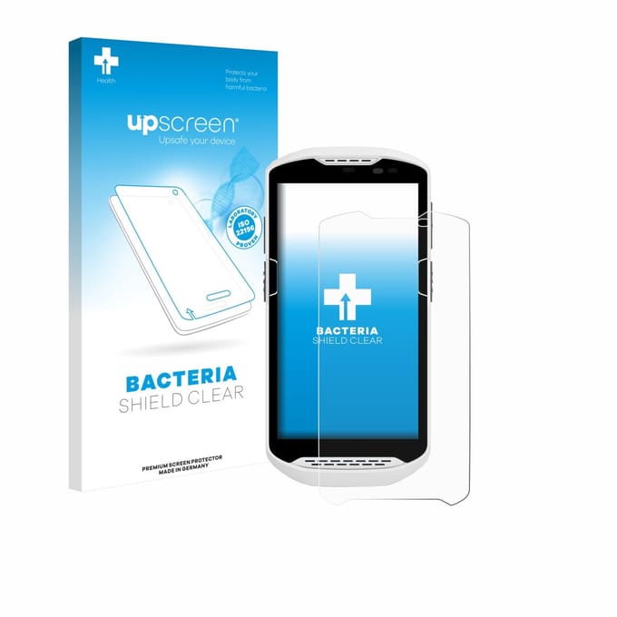 upscreen - Screenprotector voor Zebra TC57ax - Folie Beschermfolie transparant antibacterieel