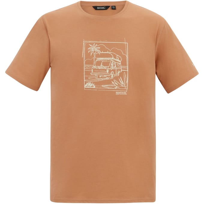 Regatta Heren Cline IX Caravan T-Shirt (Italiaanse klei)