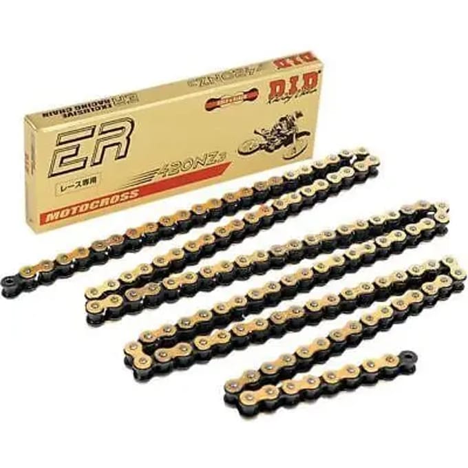 Motorfiets rolketting D.I.D 420Nz3(G&B) X 134 Mail. Rj