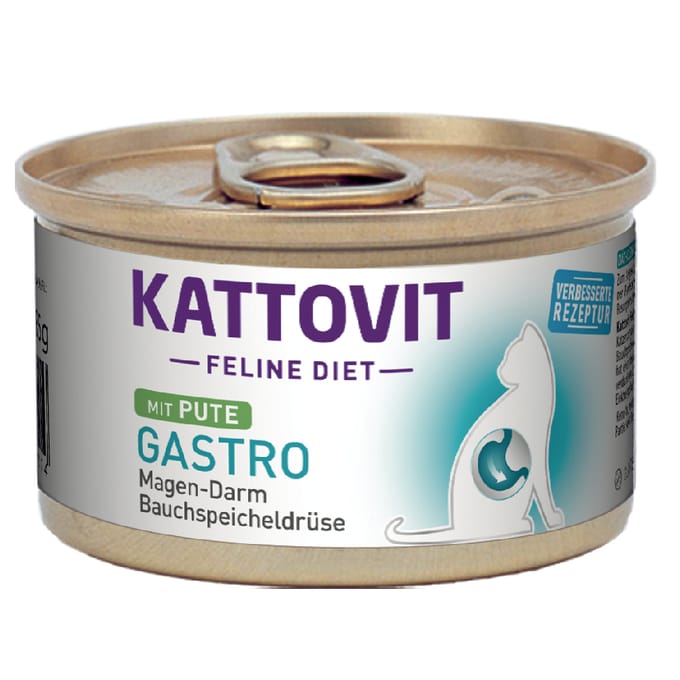 12x85g Gastro Kalkoen Kattovit Kattenvoer