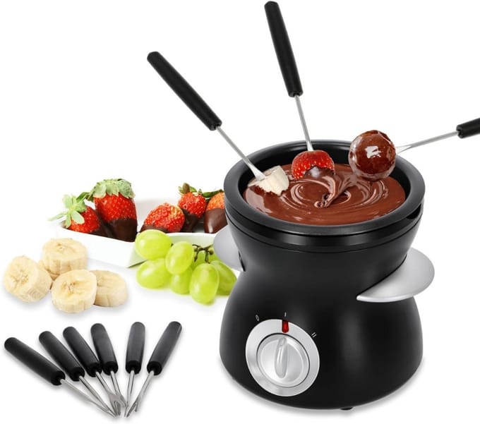 Lexium Chocoladefontein - Chocolade Fondue - Chocolade Smelter - Chocolade Verwarmer - Smeltchocolade - Premium Quality