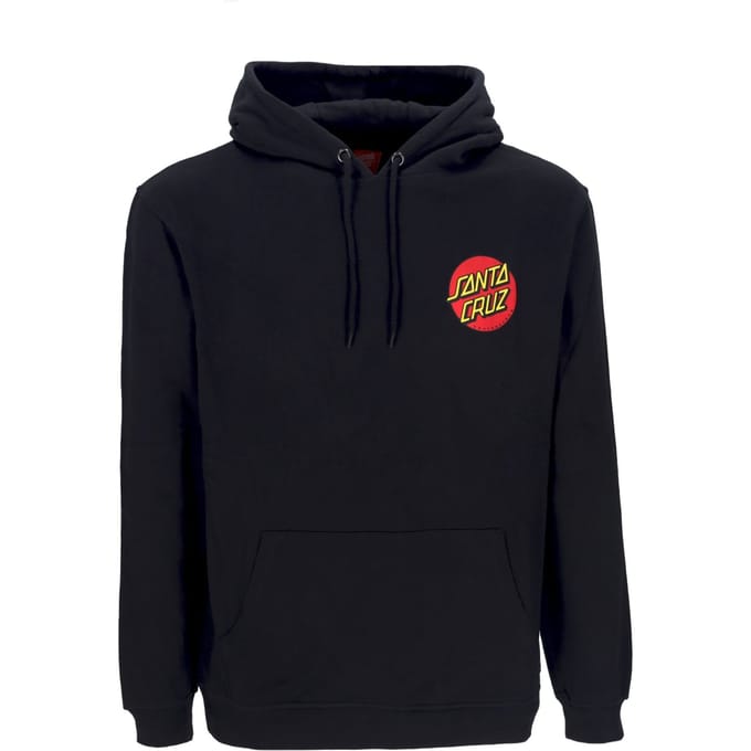 Classic Dot Chest Hood Herensweatshirt Zwart