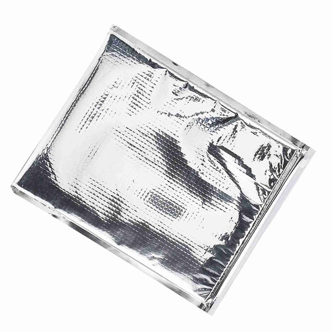 Lot de 5 sacs isothermes en aluminium pour conserver les aliments - Argent (30 * 35cm)