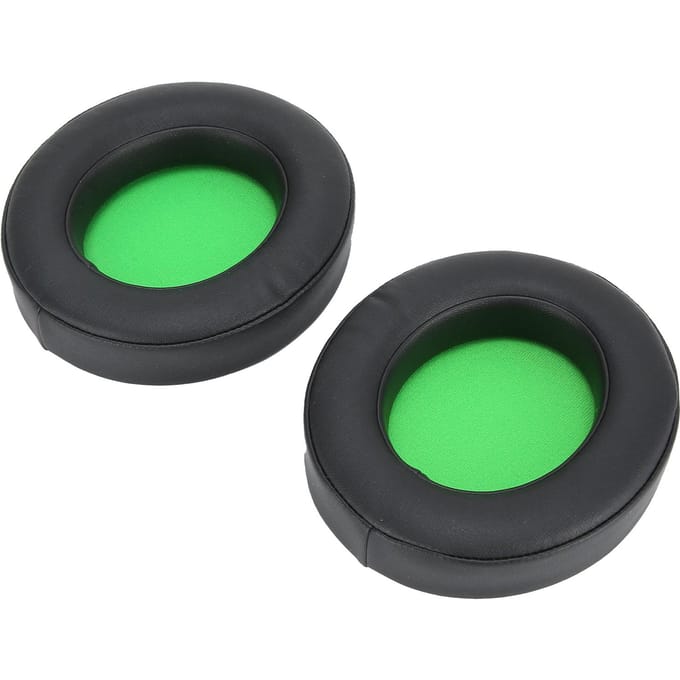 Oorkussen voor hoofdtelefoon Headset Spons Kussen Vervanging voor Razer Kraken Pro V2 7.1 V2 Grijs groen