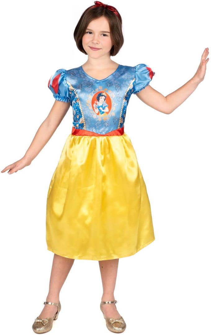 DISNEY Prinses - SNOW WHITE, Sneeuwwitje, Maat M (7-8 jaar)