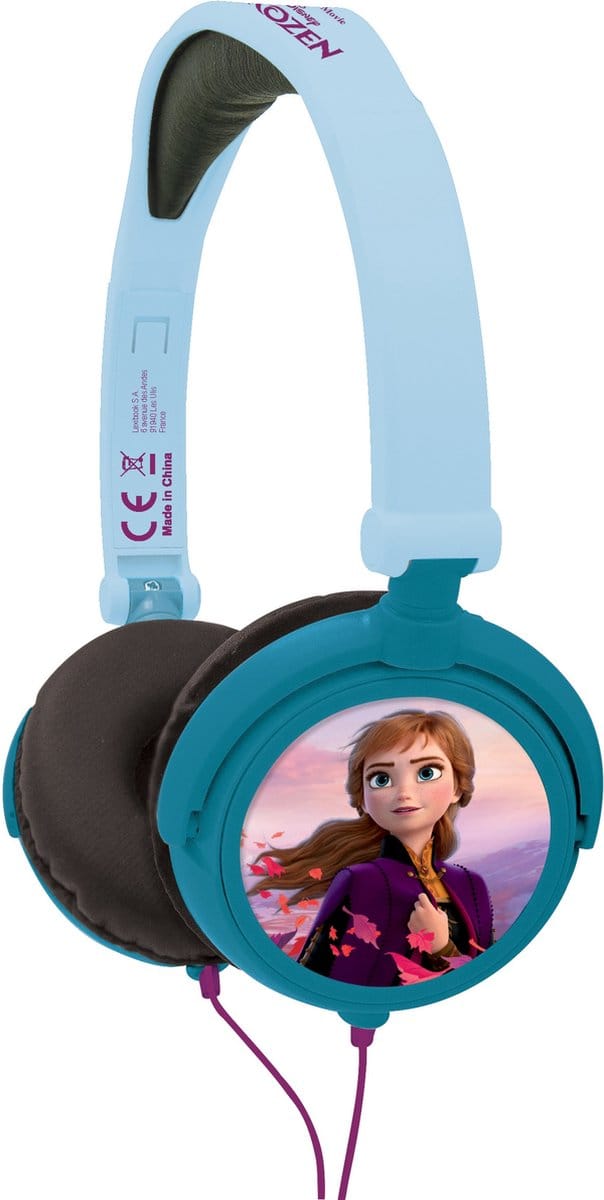 Casque stéréo filaire pliable avec limitation de volume d'écoute Reine des Neiges