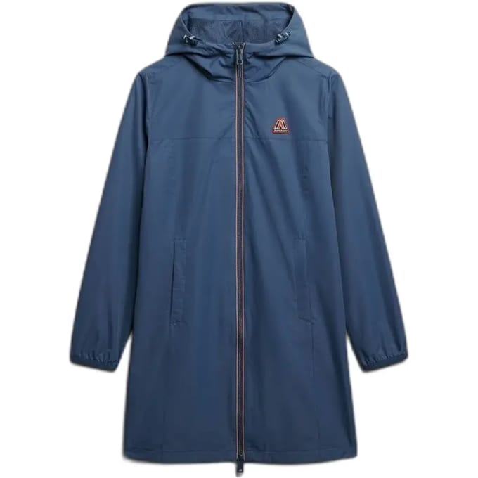 Superdry - Lange Driekleurige Windbreaker Jas - Dames