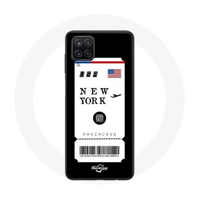 Samsung Galaxy A12 hoesje New York vliegticket