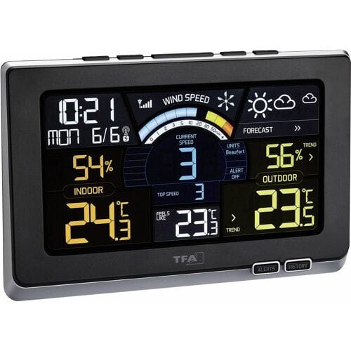 TFA Dostmann Spring Breeze 35.1140.01 Draadloos weerstation Aantal sensoren max.: 3