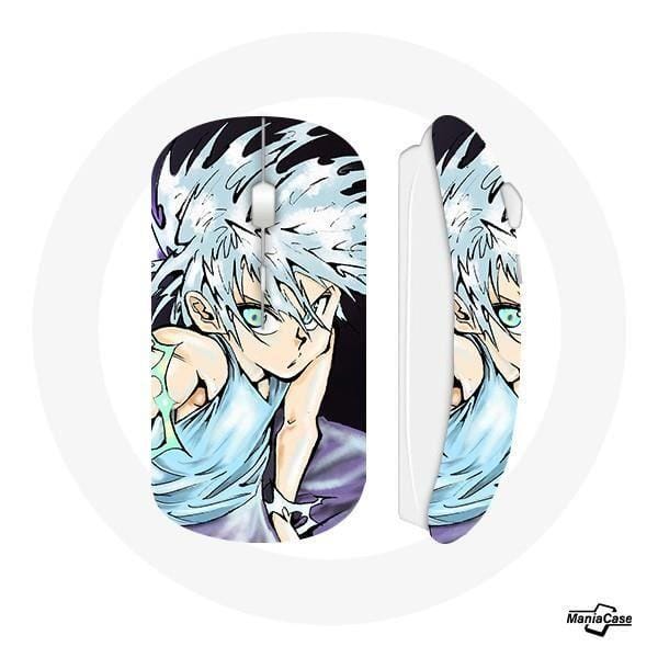 Souris Sans Fil - MANIACASE - Killua Zoldyck - Compatible Mac et PC - Couleur Blanc - WiFi